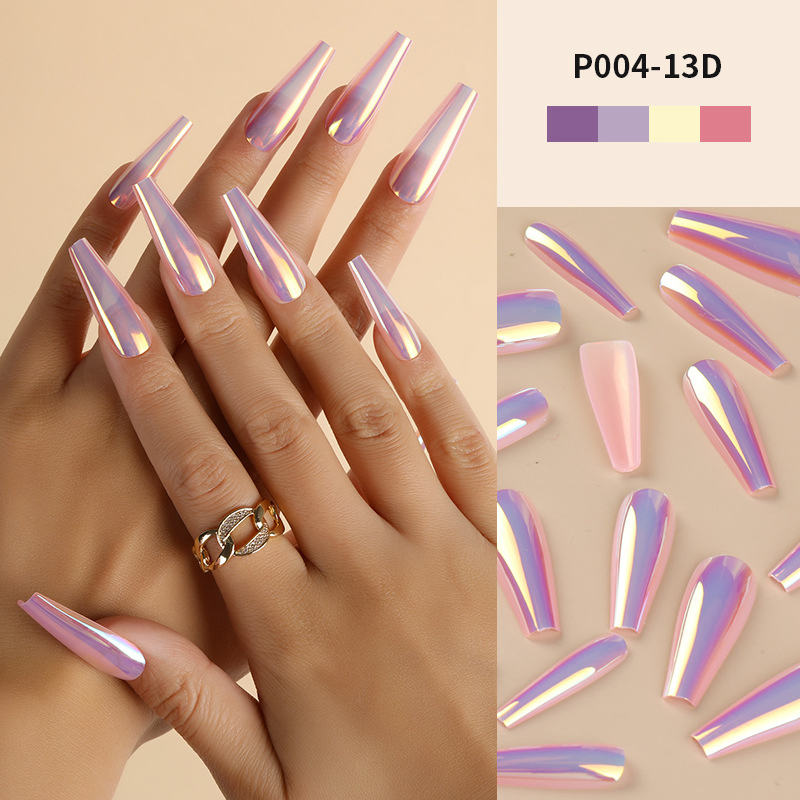 Manicure Pieces Long Wearing Nails Wholesale Ins Style European and American False Pieces Bridal Nail Art