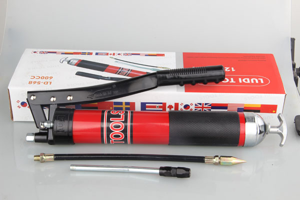 Маслёнка ручная с гибким шлангом и двойным рычагом