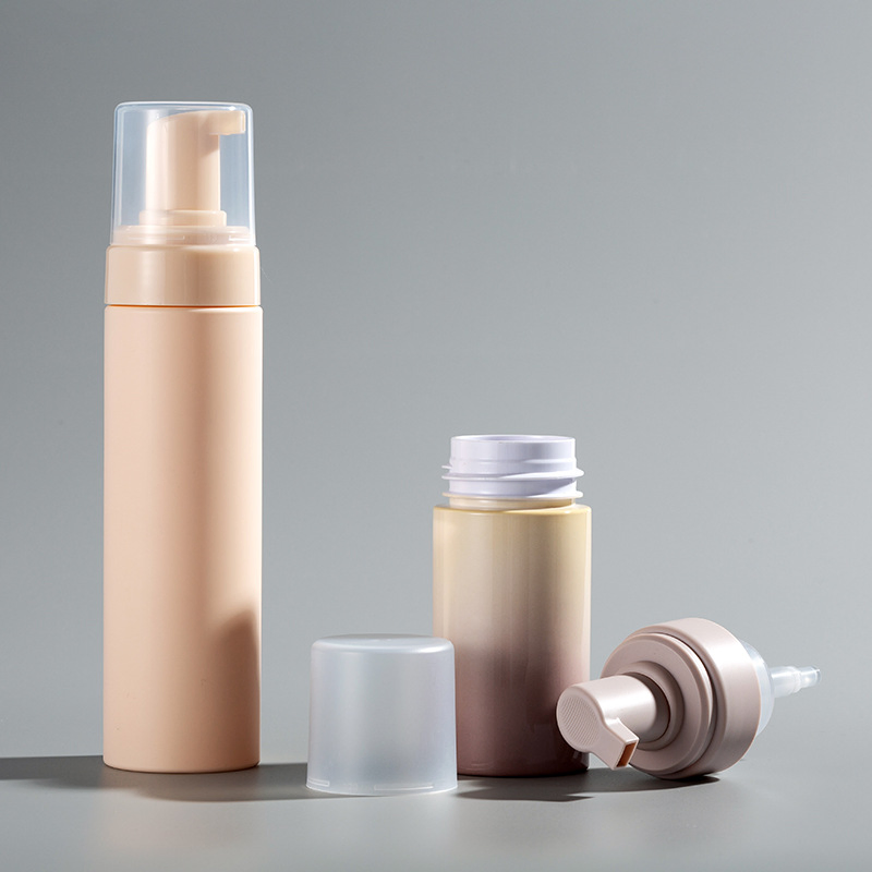 300ml/350ml Skin Care Package Pet Plastic Press Body Emulsion Bottle Printable Logo Hand Wash Shower Bottle