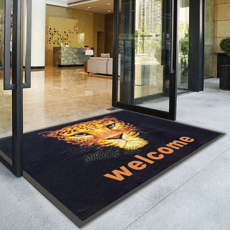 The Hotel's Front Door Mat Customised Sustainable Letter Logo Thank You Door Mats