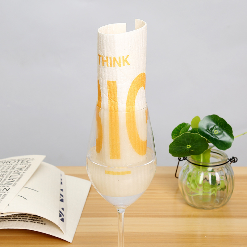 German Wood Pulp Cotton Absorbent Cleaning Cloth Amazon Oil Lazy Dish Towel