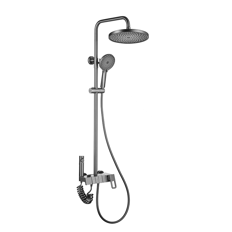 China Black Showerhead Set Concealed Rain Rainfall Bathroom