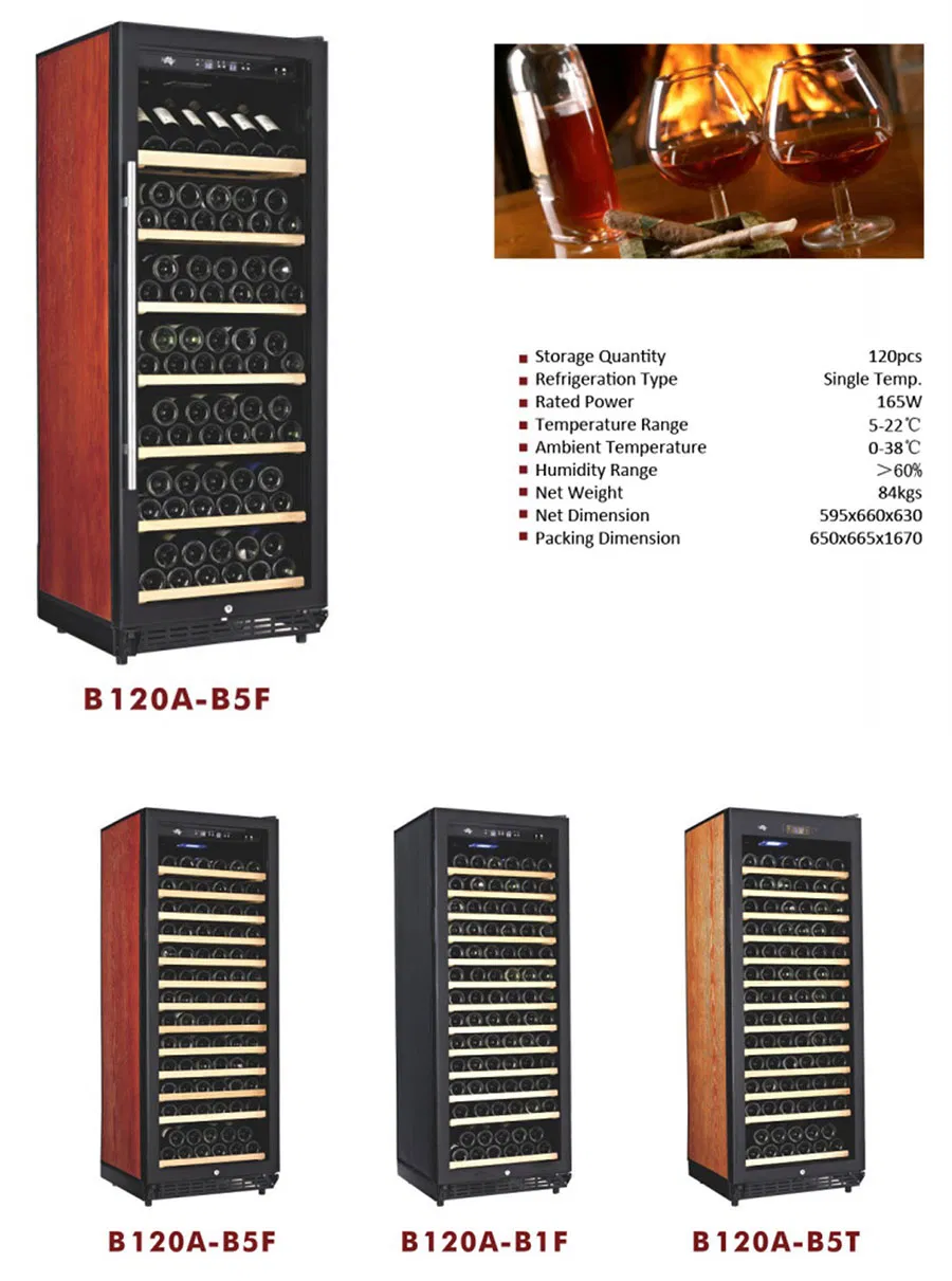 Wine Cooler with Famous Compressor Based on Australia Standard