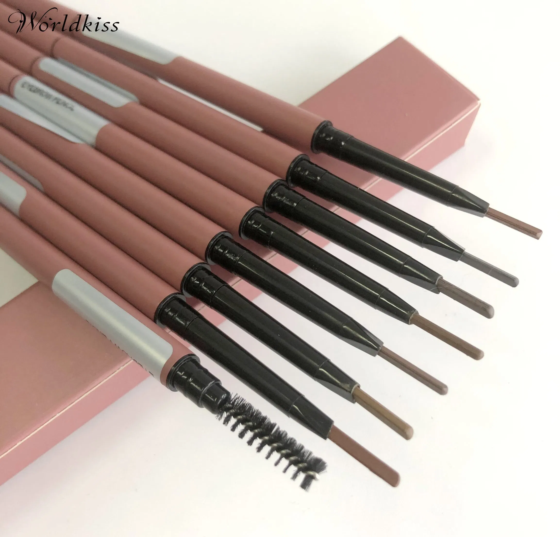 Ultra Slim Dual End High Pigment 8 Colors Eyebrow Pencil Makeup