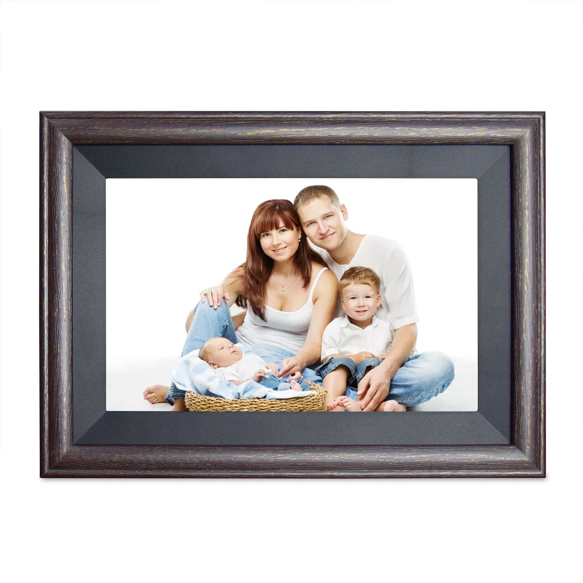 8inch Plastic Photo Frame with LCD Advertising Screen Media Player with USB SD 1024X768 Ipxels