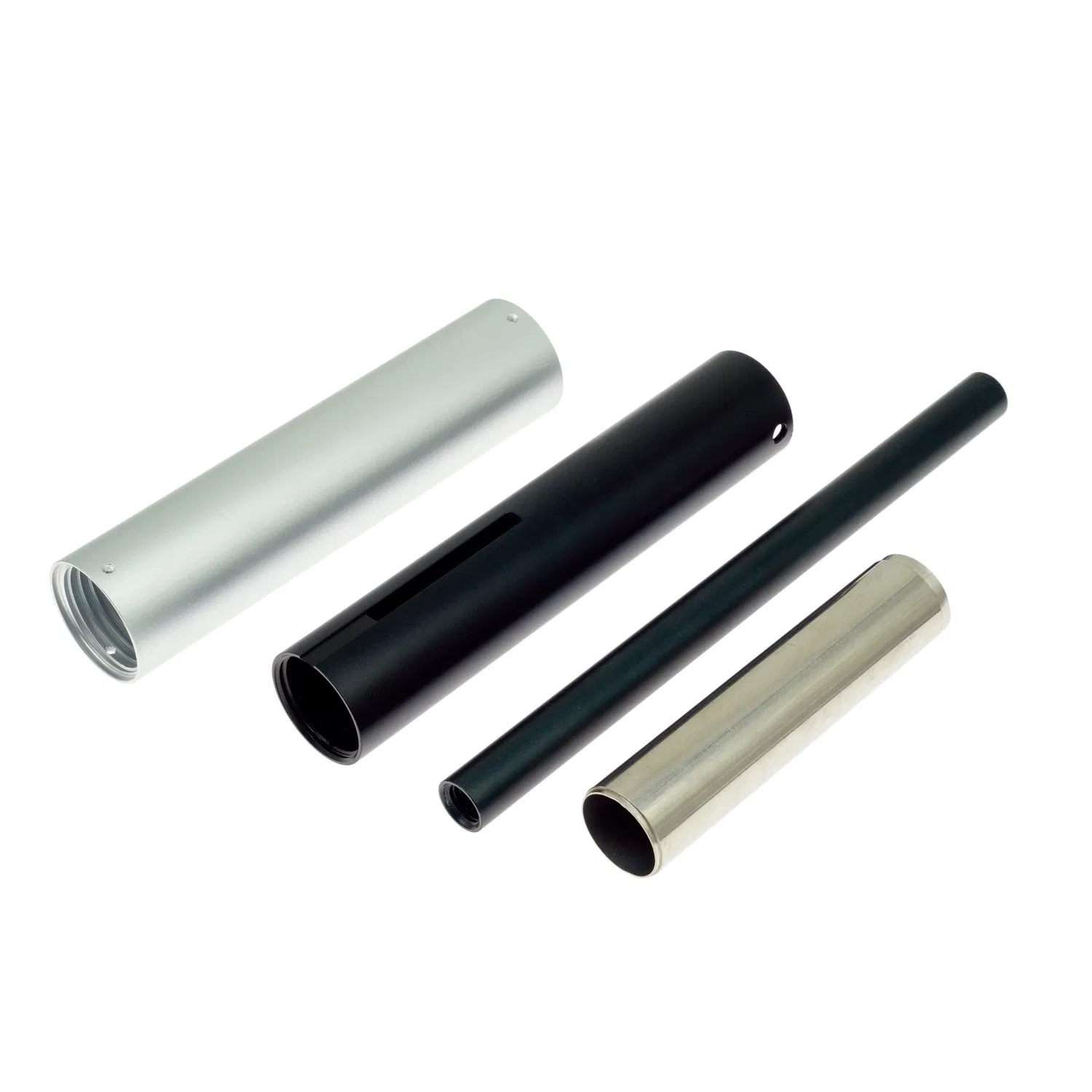 Auto Mechanical Spare CNC Milling Turning Part 304 316 Stainless Steel Internal Thread Rotation Pipe Fitting High Quality Aluminum Tube