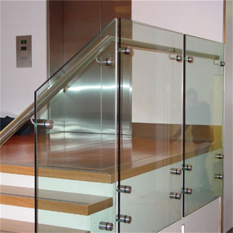 Patch Fitting Glass Railing 42.4mm Standoff Glass Railing for Staircase