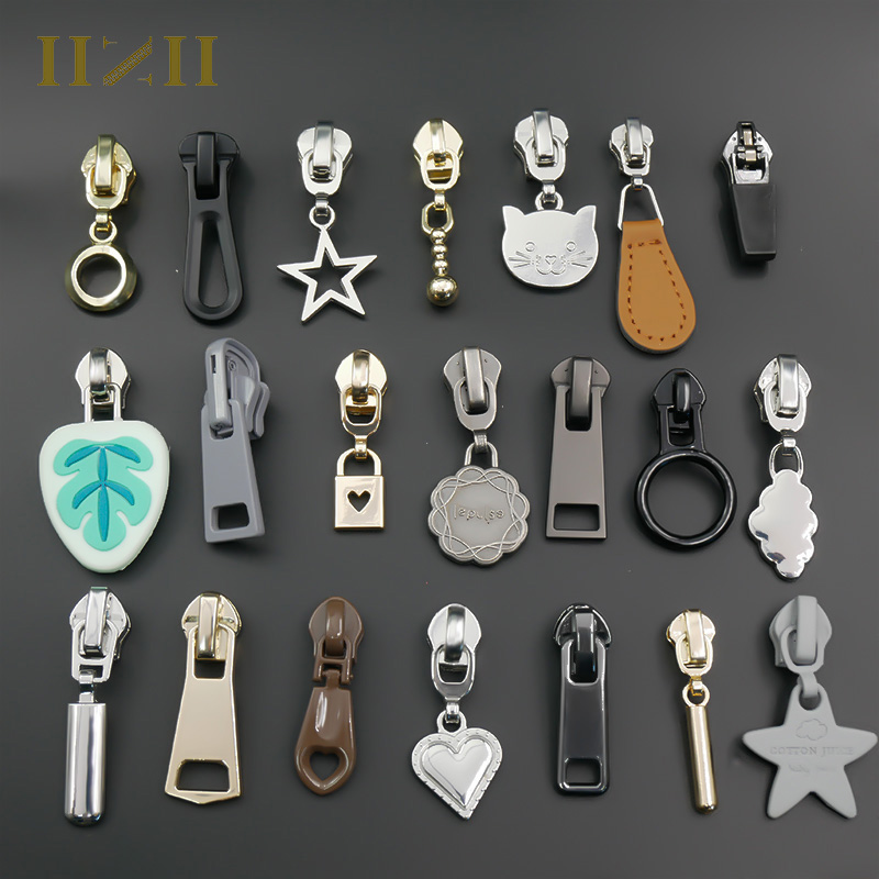 Бегунок для молнии на одежду куртки