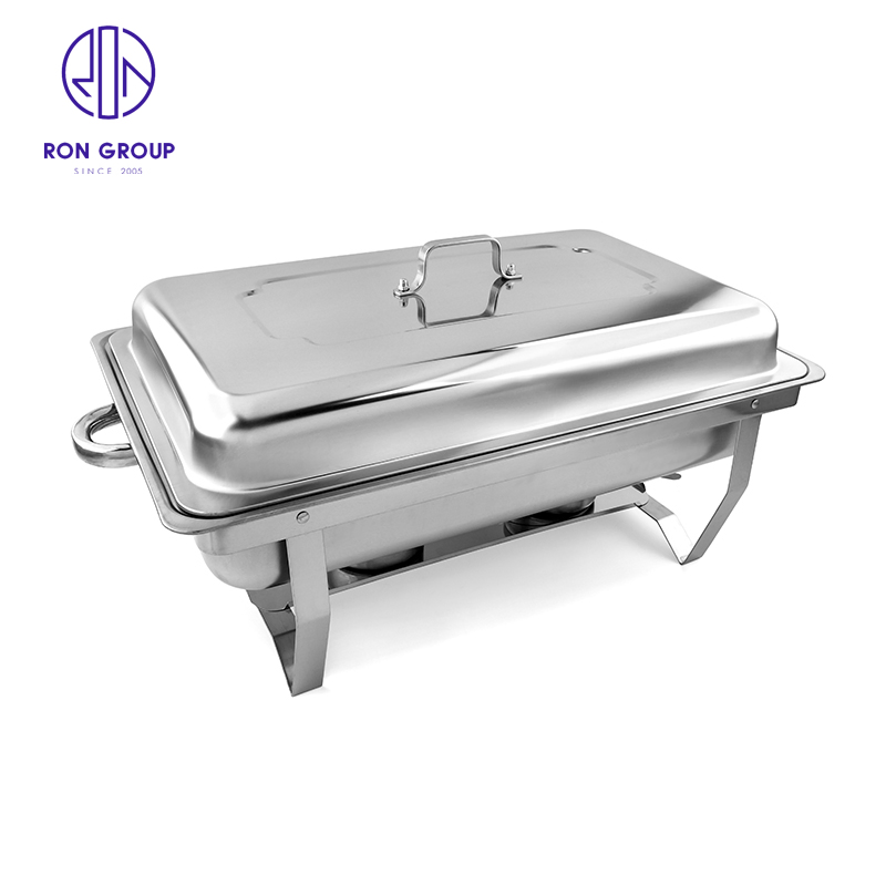 High Quality Stainless Food Warming Pot Buffet Dining Stove Chafing Dish for Hotel Restaurant Wedding Party