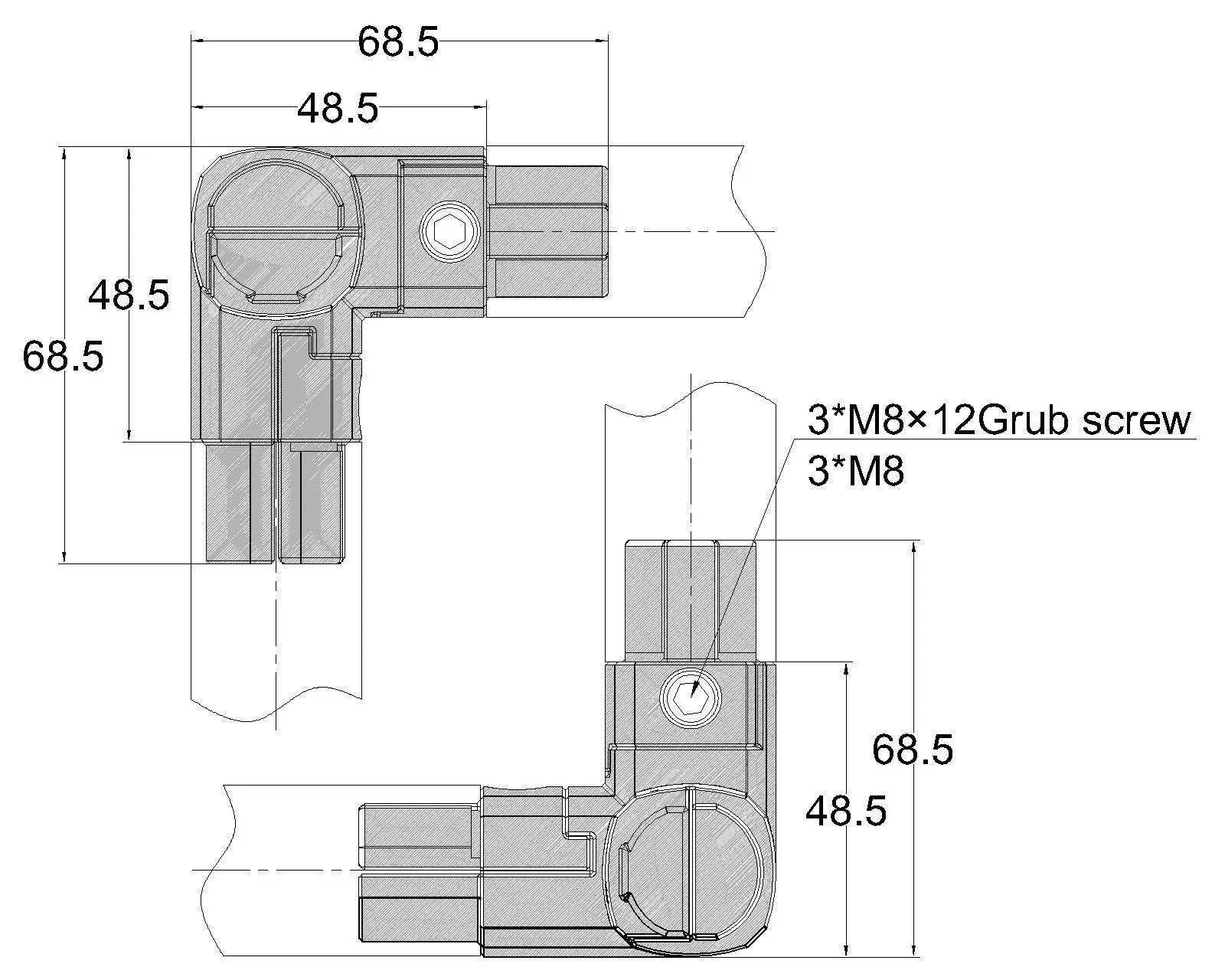 Auto Parts Joint Auto Parts Joint for Pipe System