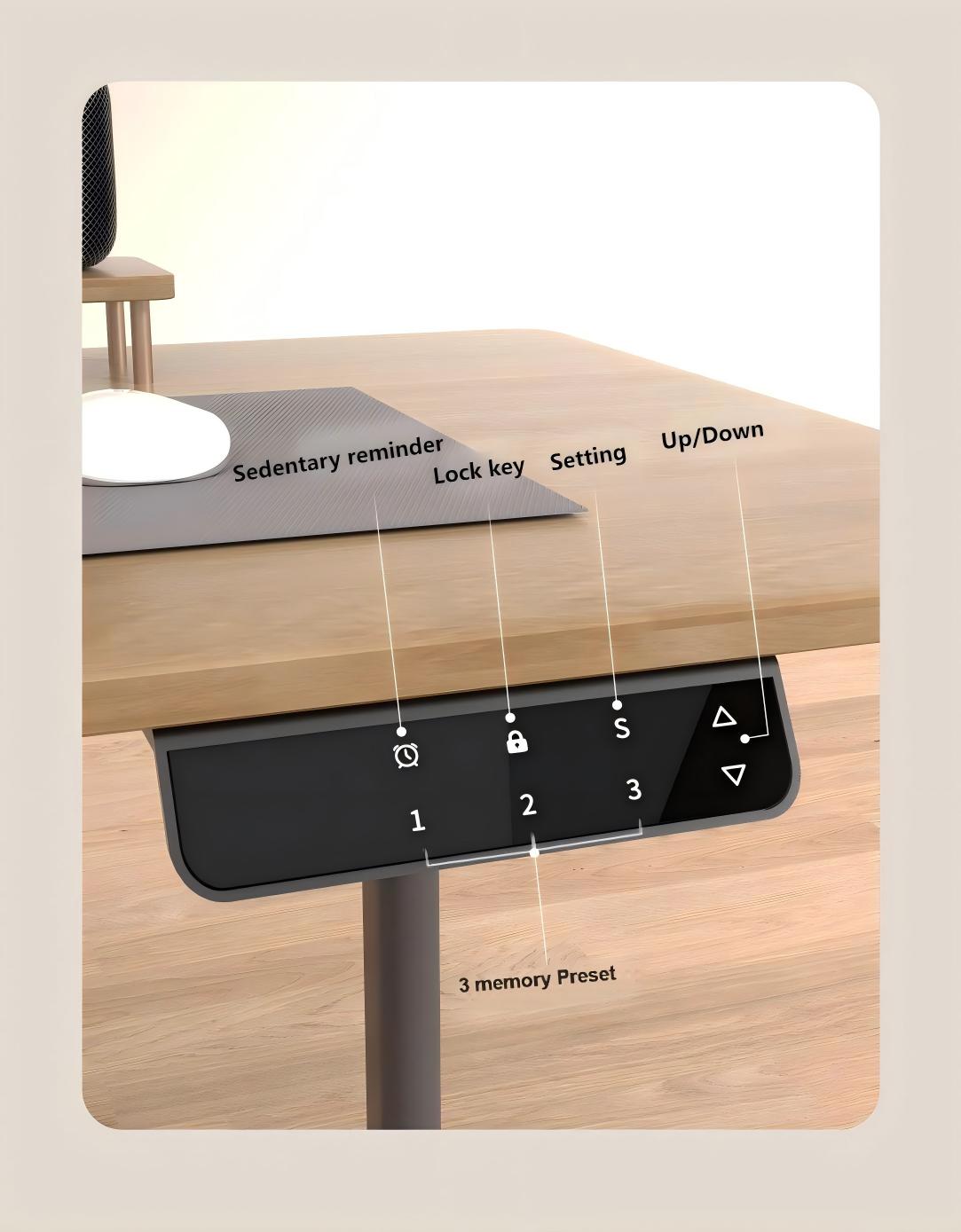 Рама для стола регулируемая с выдвижным ящиком