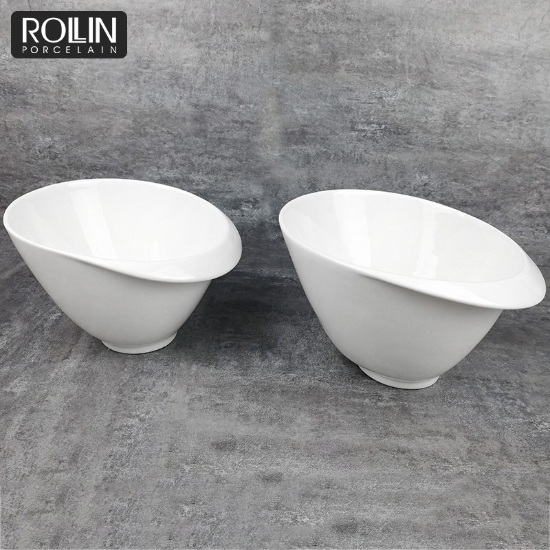 Nice Porcelain Deep Salad Bowl for Wedding&Banquet