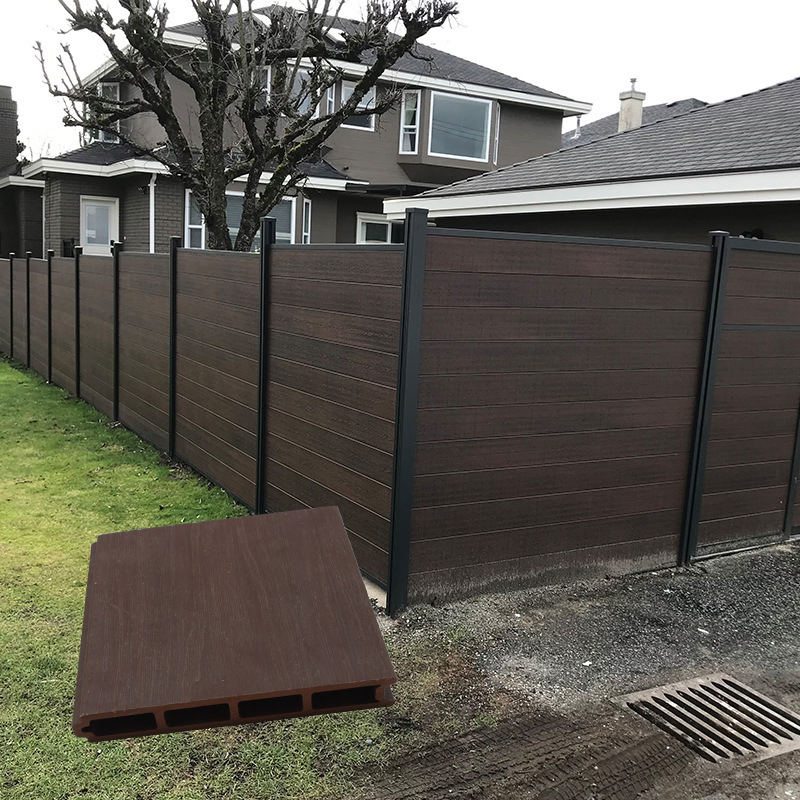 Outdoor Building Waterproof Moisture-Proof Anti-Termites Wall Panel Wood Plastic Composite WPC Fence