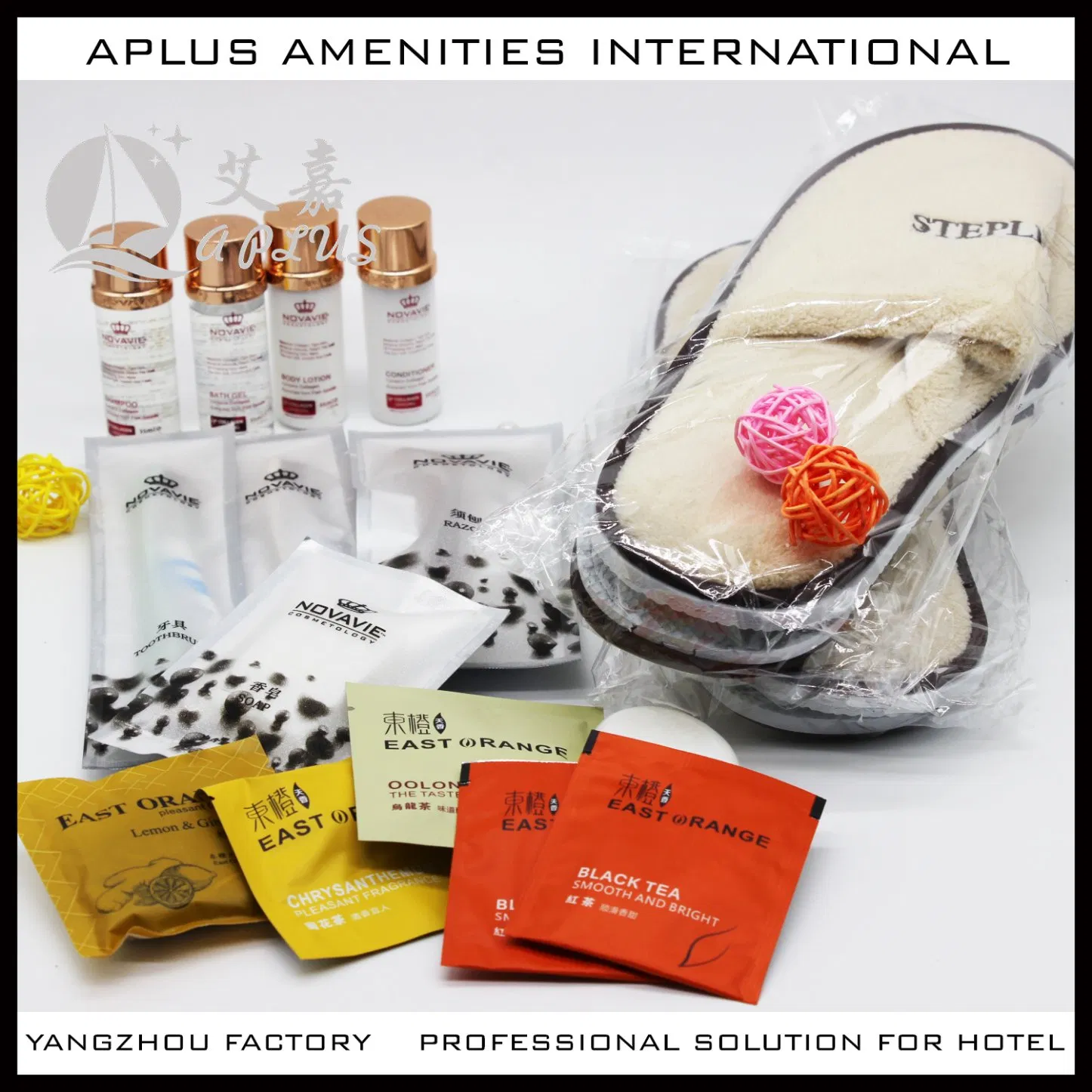 Aplus Hotel Cosmetic Tube Bottle Amenities Sets 01