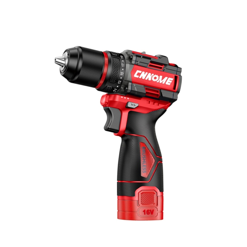 Brushless 2-Speed Lithium Drill Cordless Battery Heavy Duty Tool 16V-CD10
