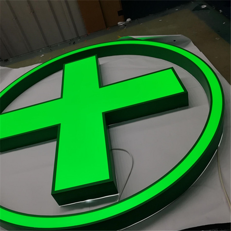 Custom Made Commercial Advertising Backlit Channel Letters 3D Acrylic LED Signage