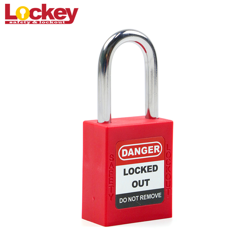 38mm Steel Shackle Loto Safety Padlock Lockout with Security Lock