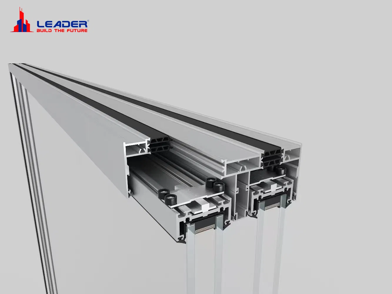 Supply 150 Series Aluminum Panoramic Sliding Door System, 1800kg Load, Motorized Option, for Hotel Villa Project