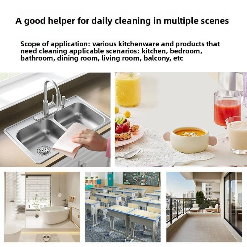 German Style Cleaning Cloth Non Woven Household Cleaning Cloth Needle Punched Kitchen Cleaning Wipe Dish Cloth