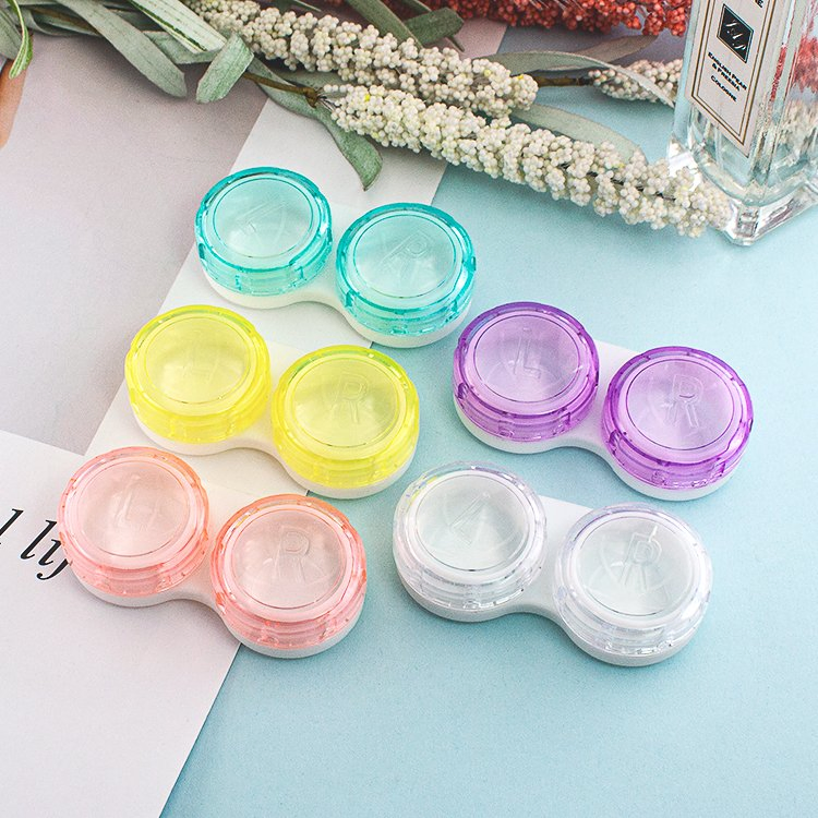 Colourful Wholesale Contact Lens Storage Box Fashion Custom Contact Lens Container
