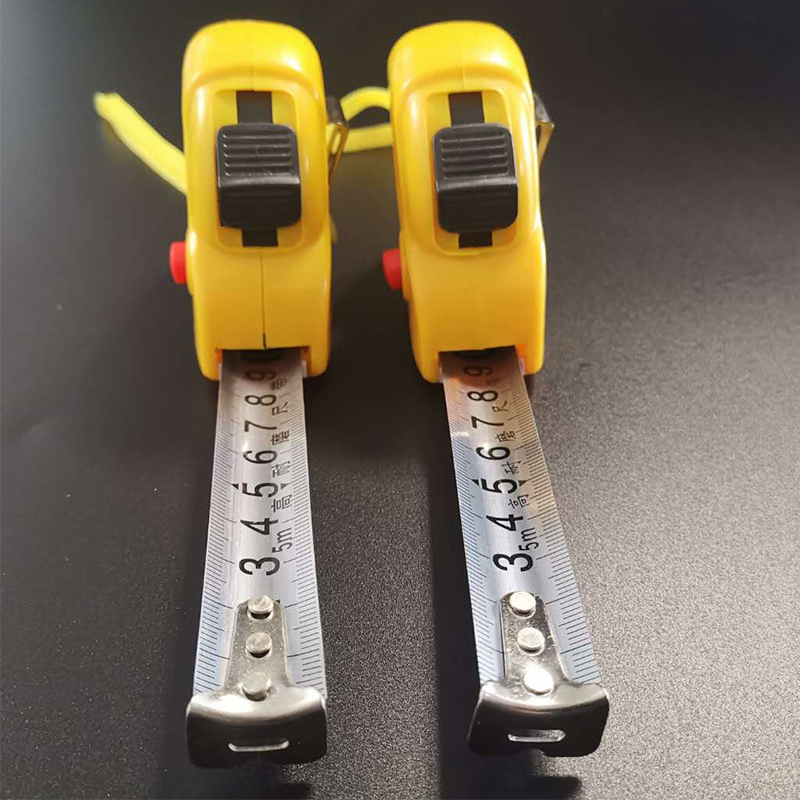 Industrial ABS Plastic Magnetic Steel Portable Metric Retractable Self Lock Measuring 5m Tape Measure with Logo Custom Custom