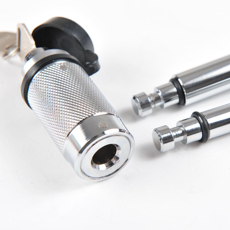 Yh1911 Top Security Steel Key Receiver Lock Pin Trailer Hitch Lock