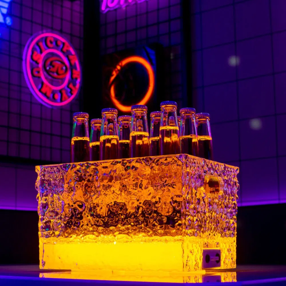 Светящееся ведро для напитков LED Ice Model
