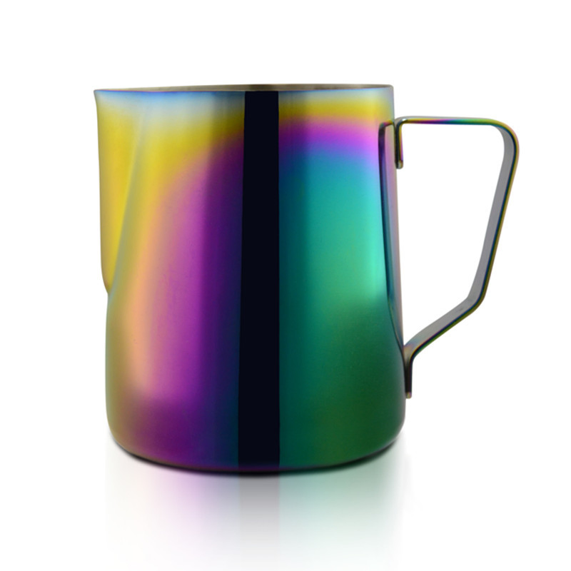 Multicolor Neon Stainless Steel Sharp Spout Coffee Milk Pot Espresso Coffee Cream Pitcher Milk Frother