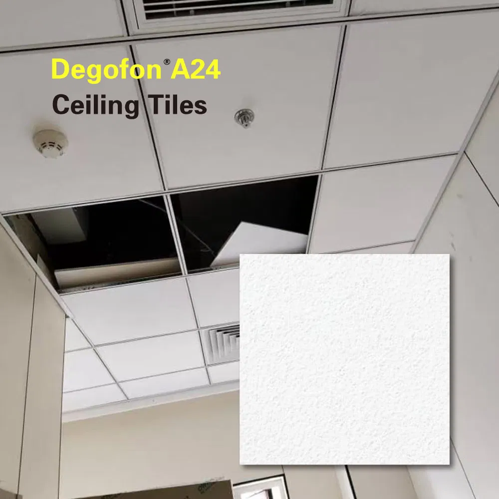 Mineral Fiber Sound Absorptive Acoustic Suspended False Ceiling Board
