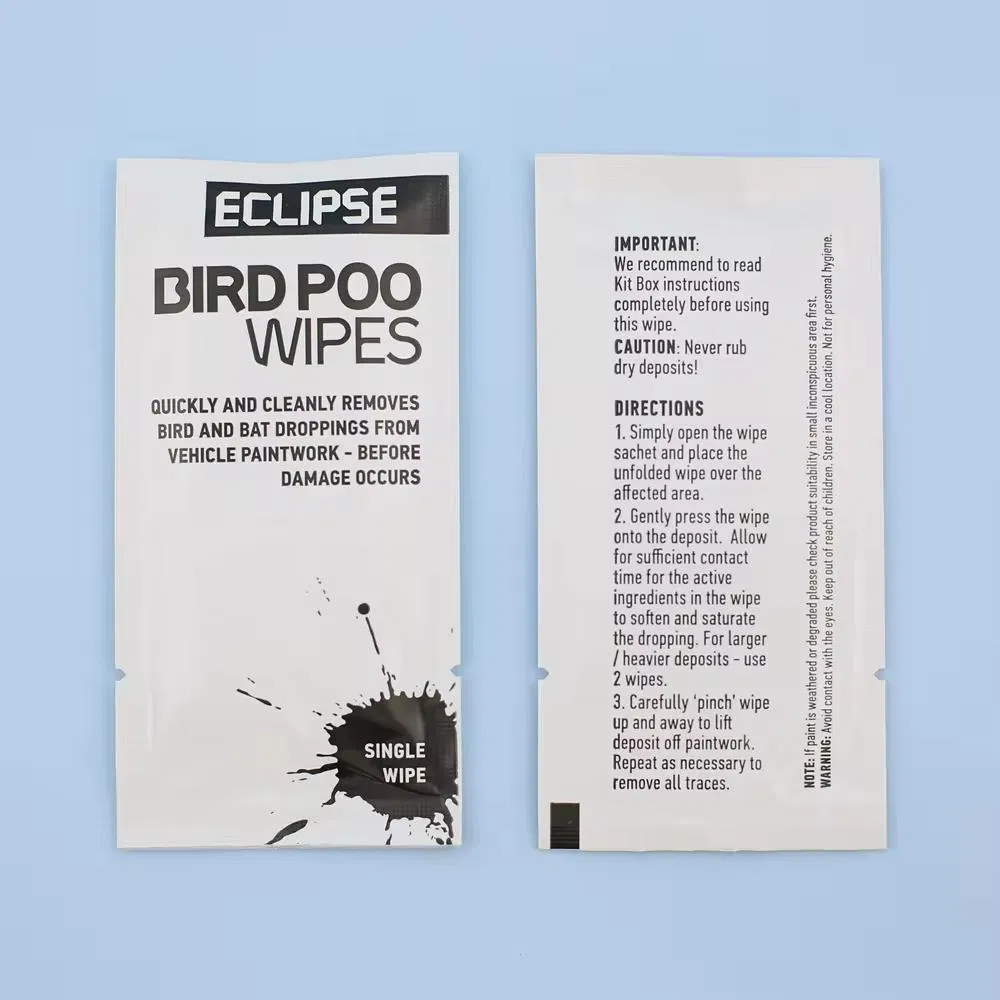 New Function Product Removing Special Wipes Designed Explicitly Bird Poop Cleaning Wipes