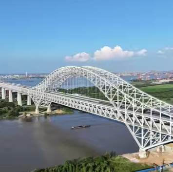 Long Span Prefabricated Temporary Robust Steel Structure Bridge Building