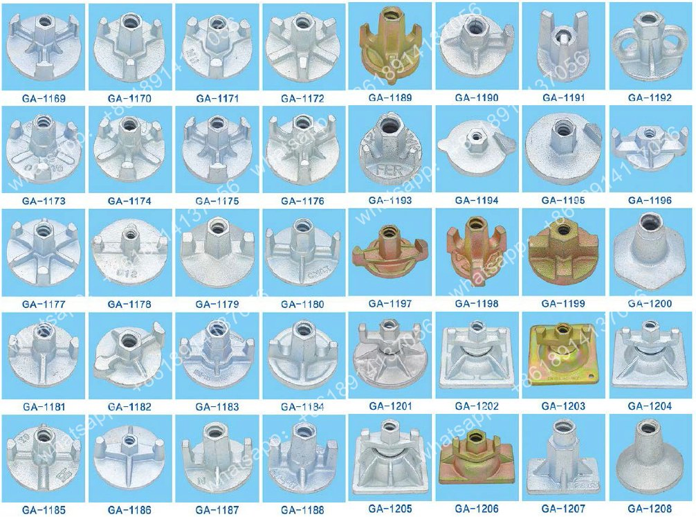 Safe Durable Galvanized Construction Wing Nut