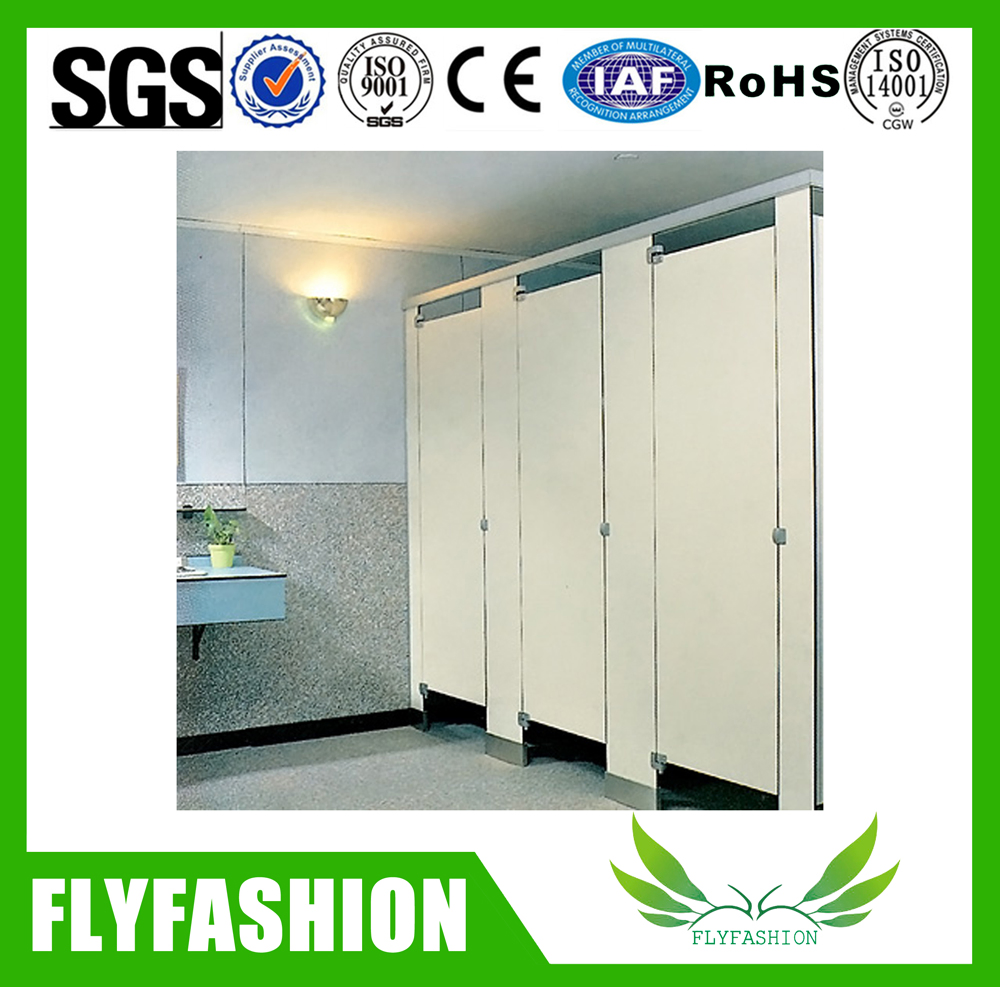 Durable Yellow Toilet Cubicle Partition for Commercial Spaces