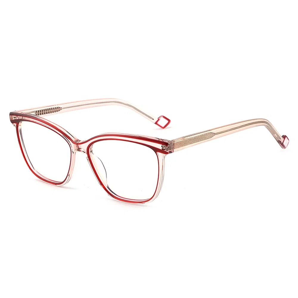 China Suppliers Quality Square Acetate Eyeglass Frame for Enhanced Wearing Experience
