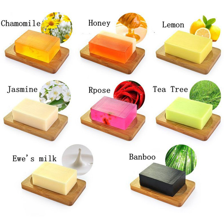 Wholesale Chamomile Rose Lemon Bamboo Charcoal Milk Tea Tree Honey Oil Soap