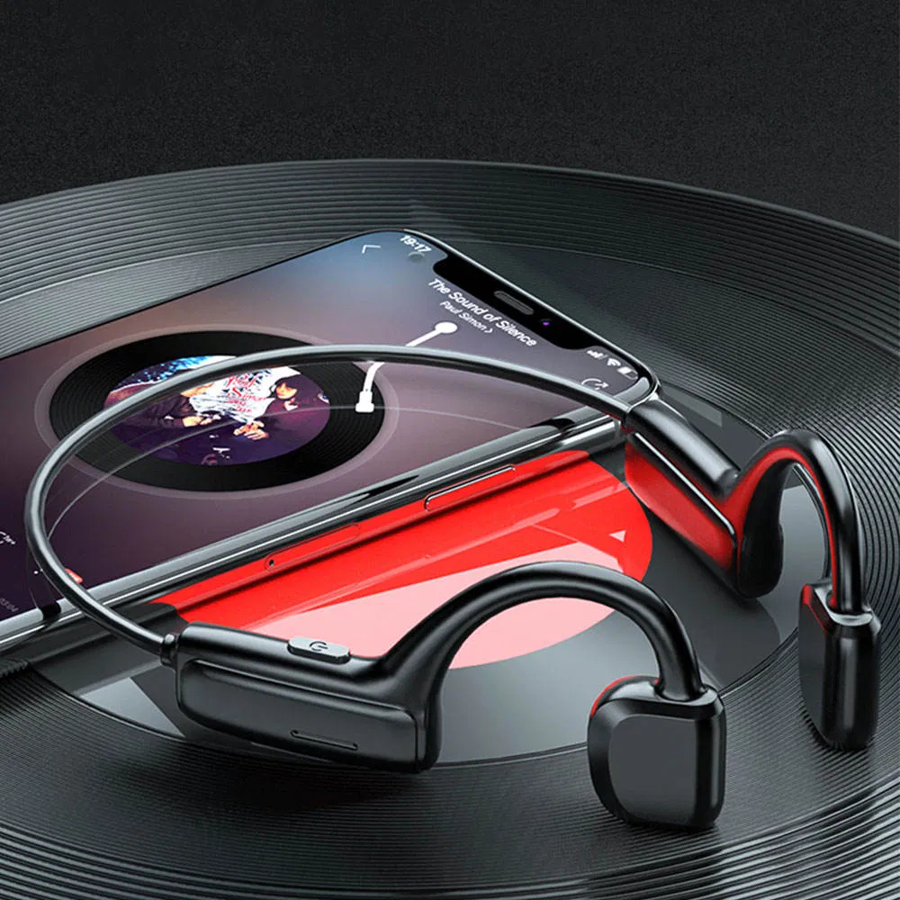 Беспроводные наушники с оголовьем, костная проводимость