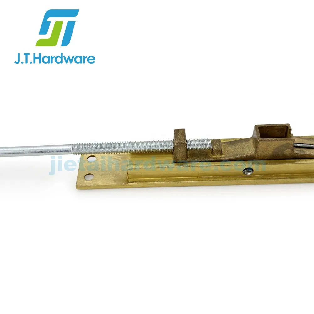 Fire Rated Solid Brass Security Door Concealed Extension Flush Bolt