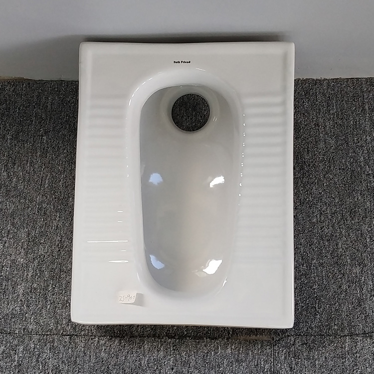 Factory Directly Sale Cheap Price Hot Sale White Squatting Pan Without S-Band