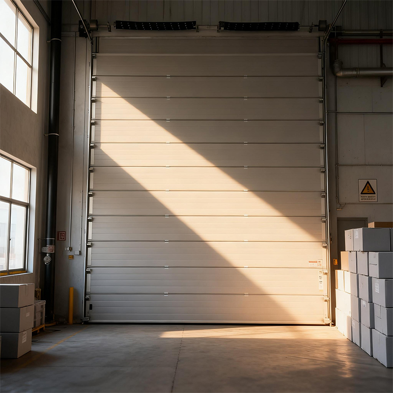 Robust Steel Sectional Overhead Door for Heavy-Duty Factories