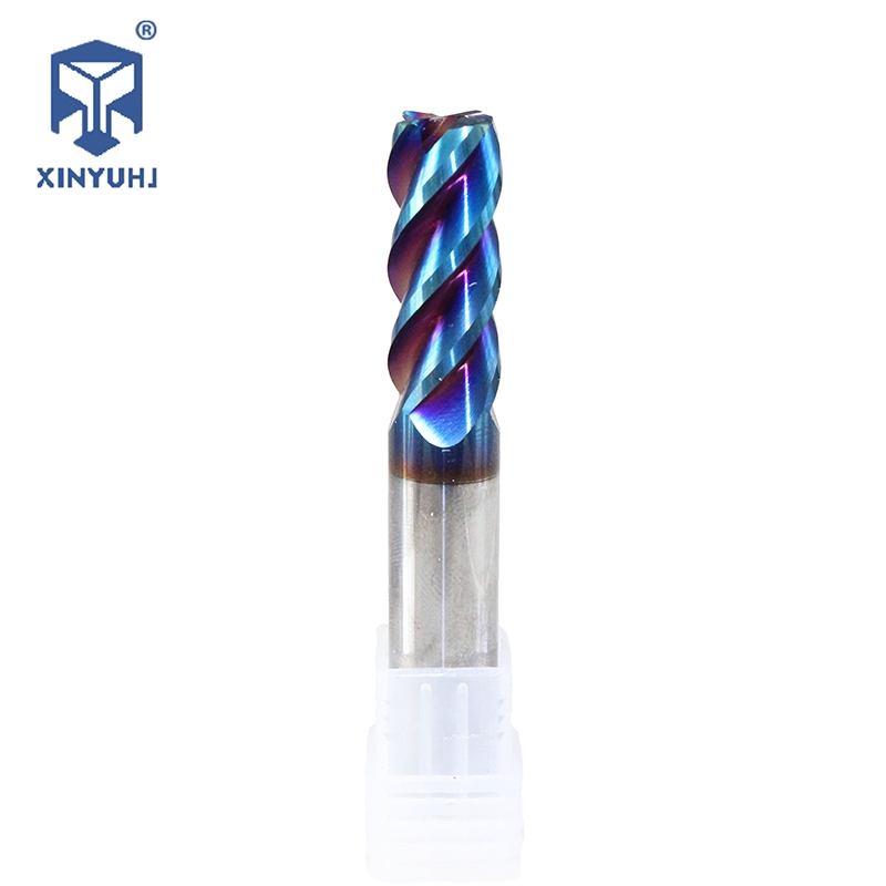 Blue Round Nose Carbide End Mill