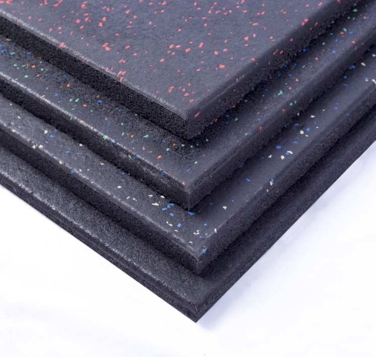 Reduce Shock Gym Rubber Flooring and Floor Rubber Mat for Fitness