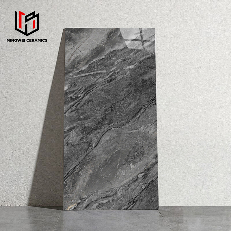 Black Series Ceramic Porcelain Glossy Cheap Price High Qualilty Surface 600X1200 mm