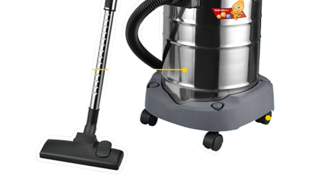 Qy-808-35L|1600W Highpower /35L Large Capacity / 4-Stage HEPA Filtration / Low Noise (<80dB) Industrial-Grade Wet/Dry Vacuum Cleaner