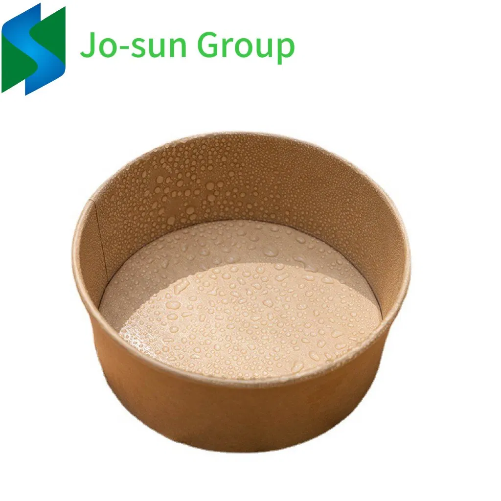 Disposable Take Away Kraft Paper Salad Bowl with Lid Kraft Paper Bowl