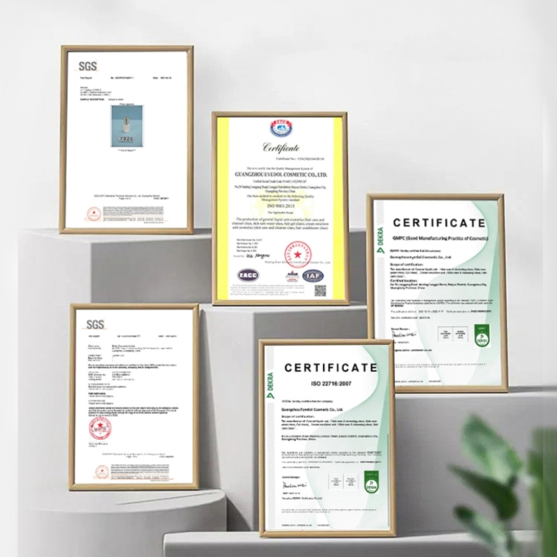 The Curled, Set, Enduring and Lengthened Permed Eyelashes