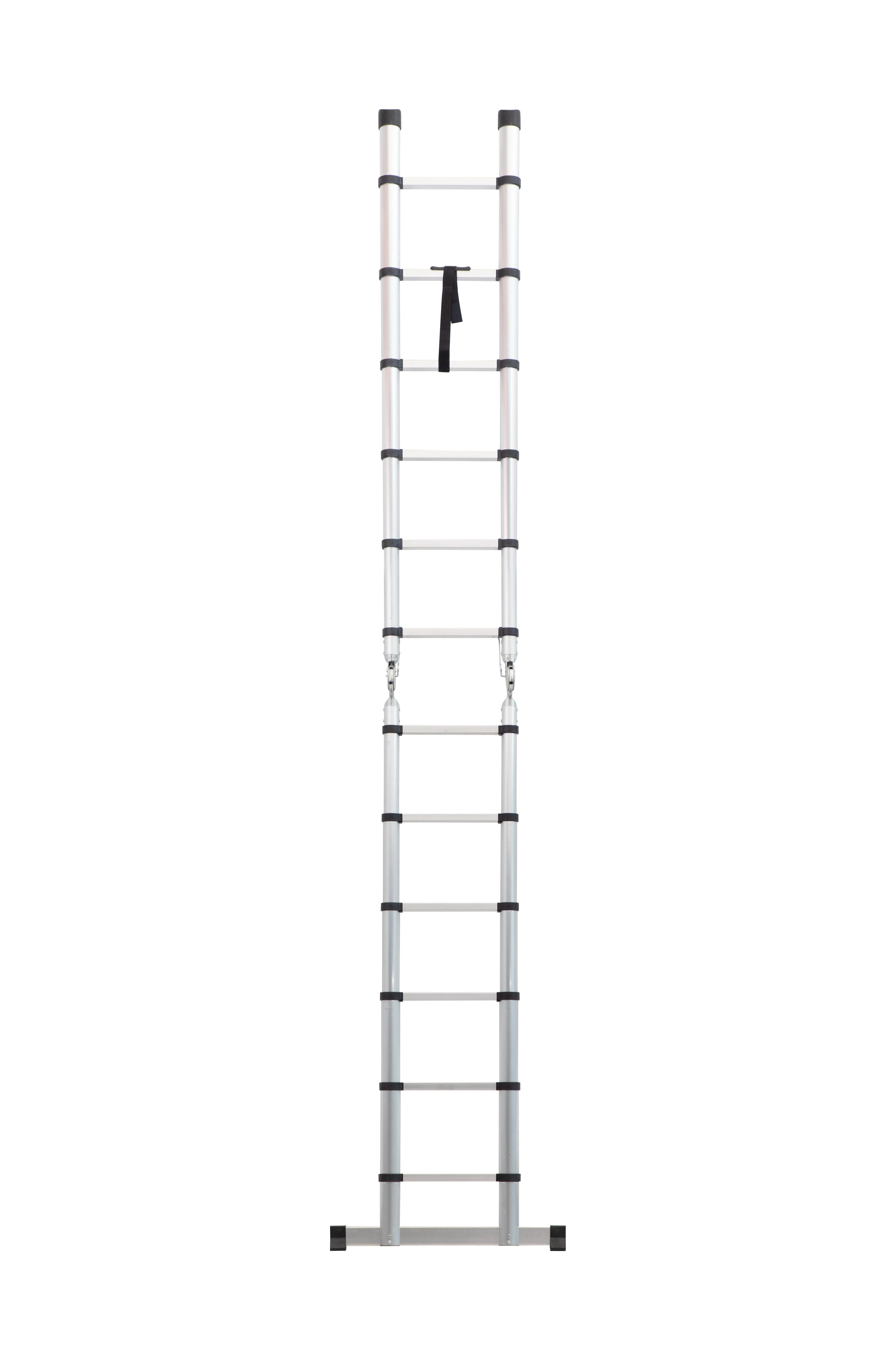 Practical Two-Sided Aluminium Telescopic Ladder with Joint Connection