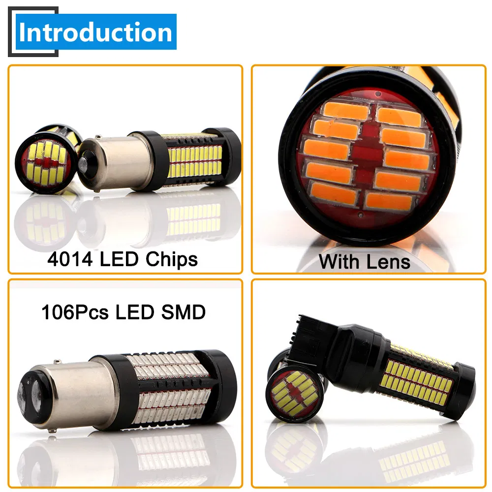 Светодиодная лампа для авто 106SMD 4014, 12В