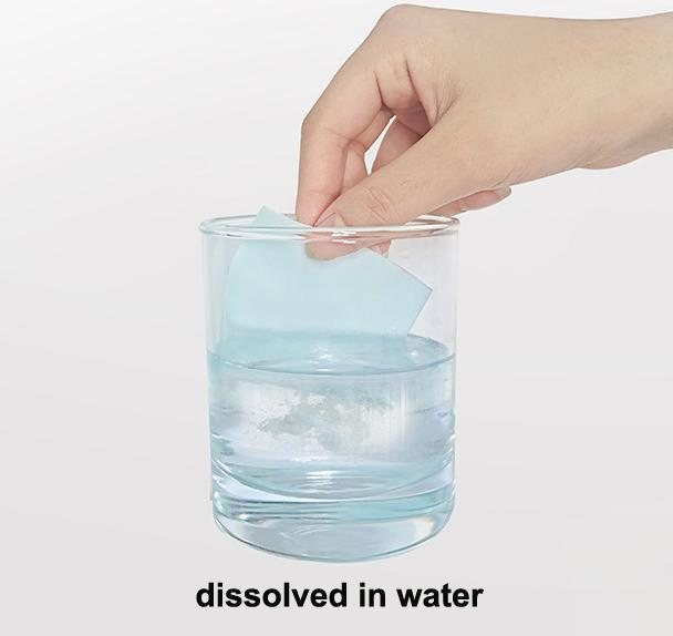 Hot Sale Biodegradable Pure Natural Plant Disposable Laundry Detergent Sheet/Slice