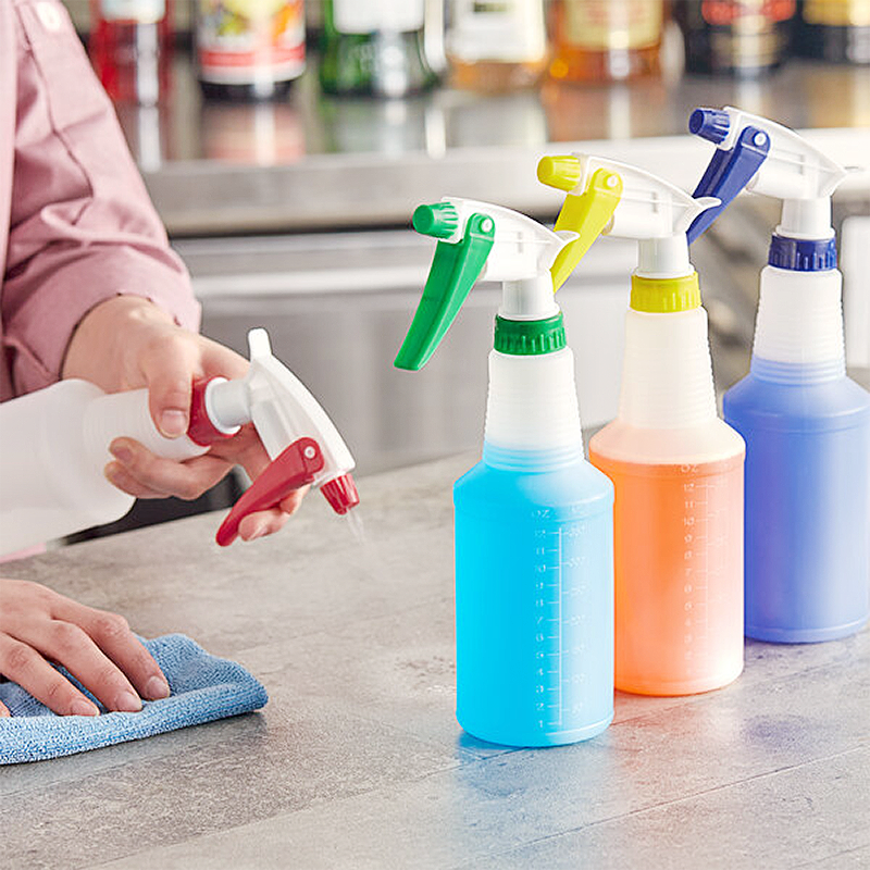 Red Plastic Spray Bottle 500ml Garden Planting Spray Water Bottle