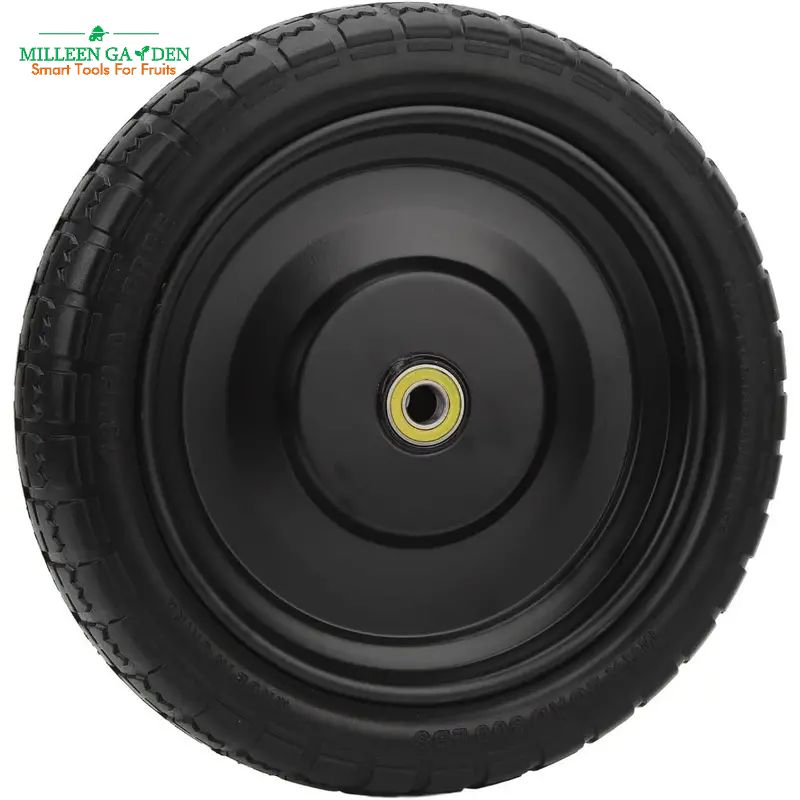 4.00-6 4 PU Foam Wheels with Iron Rim for Hand Truck Trolley Wheelbarrow Solid Tyre Hand Cart Trolley Polyurethane Wheel